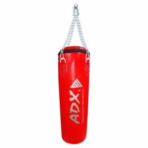 Costal Box Rojo con Relleno Aserrín/tela Cadena destorcedor 10 PIezas